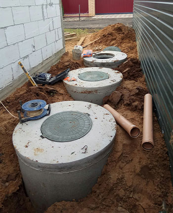 Септики из бетонных колец под ключ в Серебряно-Прудском районе